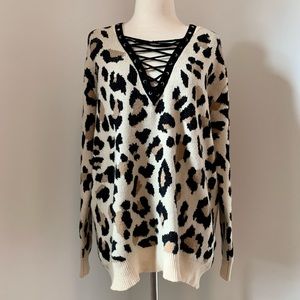 Entro Leopard Sweater | Large